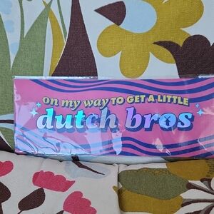 Nwt Dutch Bros Cat Magnet
